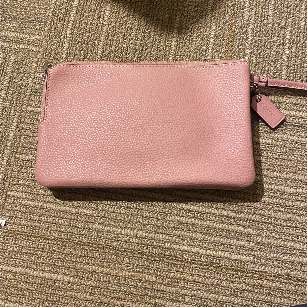 Coach Blush Pink Wristlet - Picture 2 of 2